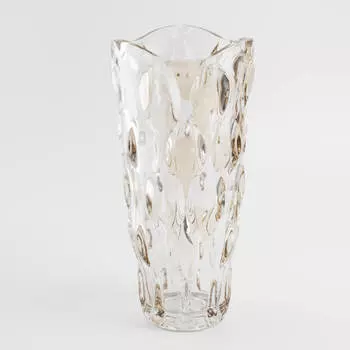 Ваза для цветов, 29 см, стекло, янтарная, Allant