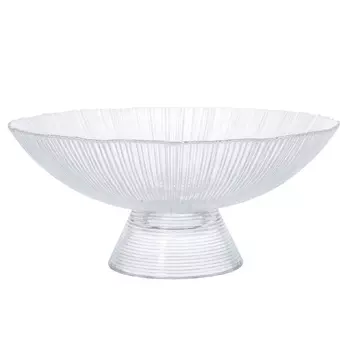 Ваза для фруктов, 24 см, на ножке, стекло Р, Argos