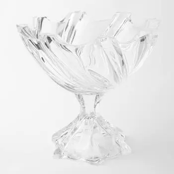 Ваза для фруктов, 25х23 см, на ножке, стекло Р, Torsido