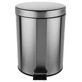 Ведро для мусора, 5 л, с педалью, сталь, Antei