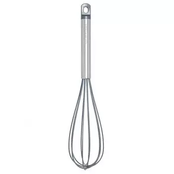 Венчик, 30 см, силикон/сталь, серый, Bello
