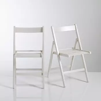 2 складных стула из массива бука Yann