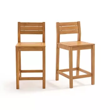 Комплект из 2 стульев барных LA REDOUTE INTERIEURS