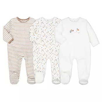 Комплект из 3 цельных пижам LaRedoute