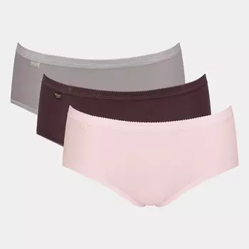 Комплект из трех трусом-миди Basic+ LaRedoute