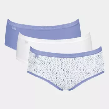 Комплект из трех трусом-миди Basic+ LaRedoute