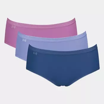 Комплект из трех трусом-миди Basic+ LaRedoute