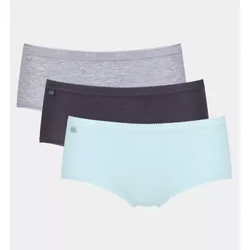 Комплект из трех трусом-миди Basic+ LaRedoute