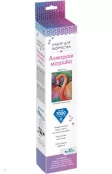 Алмазная мозаика Розовый фламинго