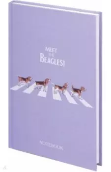 Блокнот Beagles, А5, 80 листов, клетка