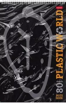 Блокнот Plastic World, 80 листов, А4, клетка