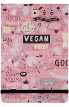 Блокнот Vegan, А5, 100 листов, клетка