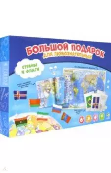 Большой подарок. Страны и флаги. Пазл 260 дет