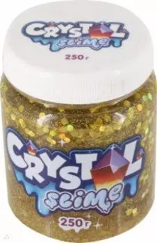 Crystal slime золото, 250 гр.