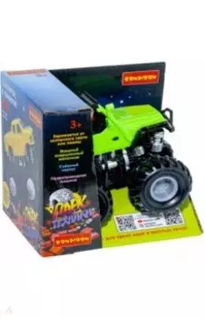 Джип 4WD со светящимся в темноте корпусом, зеленый (ВВ5062)