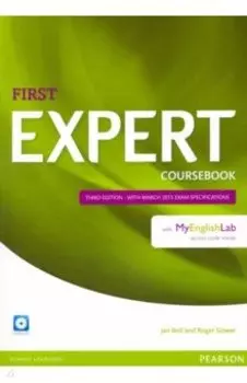 Expert. First. Coursebook with MyEnglishLab. Third Edition (+CD)