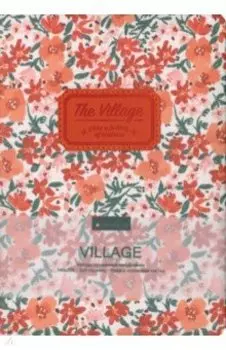 Ежедневник полудатированный The Village. Оранжевые цветы, 160 листов, А5