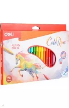 Фломастеры 24 цвета "ColoRun" (EC10020)