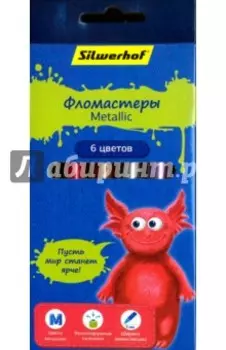 Фломастеры Metallic "Джинсовая коллекция" (6 цветов) (867212-06)