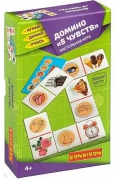 Игра настольная Домино "5 чувств" (ВВ4876)