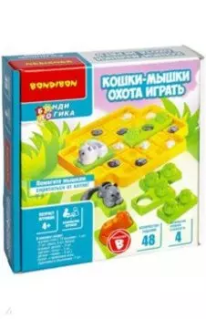 Игра настольная логическая Кошки-мышки. Охота играть