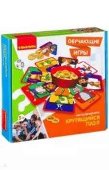 Игра настольная обучающая "Крутящийся пазл" (ВВ2418)