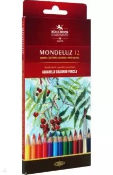 Карандаши акварельные Mondeluz Fruit, 12 цветов