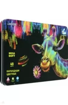 Карандаши цветные Trio Mega Soft, 48 цветов