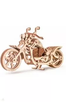 Конструктор деревянный 3D EWA Мотоцикл Cruiser