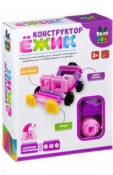 Конструктор пластмассовый "Ёжик машина" (31 деталь) (2571ВВ/Y22686056)