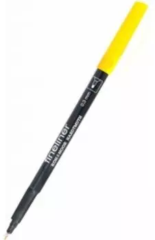 Линер Fineliner, желтый темный
