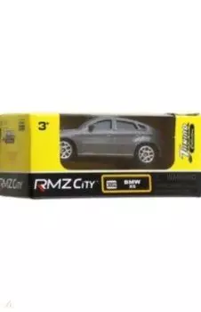 Машина металлическая BMW X6, 1/64, серебристая