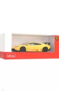 Машина металлическая Lamborghini Murcielago, желтая