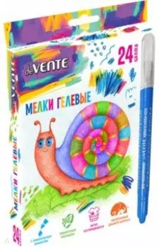 Мелки гелевые акварельные, 24 цвета
