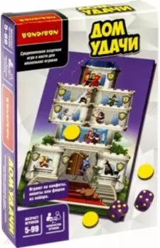 Настольная семейная игра в кости Дом Удачи