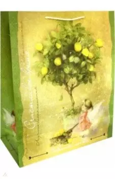 Пакет бумажный Лимонное дерево