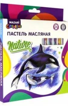 Пастель масляная NATURE, 24 цвета