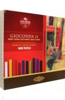 Пастель масляная твердая художественная Gioconda 8114, 24 цвета