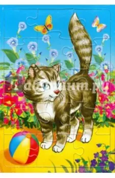 Пазл-15 Котик