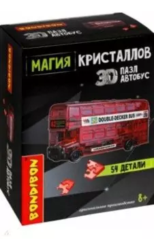Пазл 3D. Магия кристаллов Автобус, 54 детали