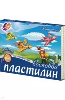 Пластилин восковой Фантазия, 18 цветов, со стеком