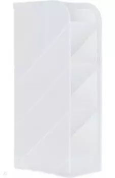 Подставка для пишущих принадлежностей, 5 отделений, белая (8932White)