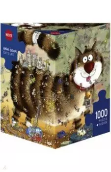 Puzzle-1000. Кошачья жизнь