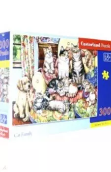 Puzzle-300. Кошачье семейство
