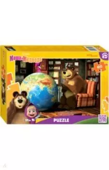 Puzzle-60 Маша и Медведь
