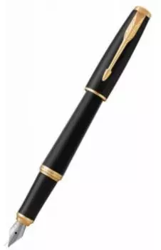 Ручка перьевая Urban Core Muted Black, синяя