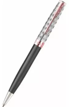 Ручка шариковая автоматическая Metal&Grey PGT, черная