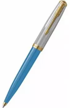 Ручка шариковая автоматическая Premium Turquoise GT, черная