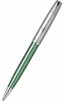 Ручка шариковая автоматическая Sand Blasted Green CT, черная