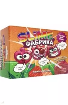 Слайм фабрика. Набор для опытов "Клубника"